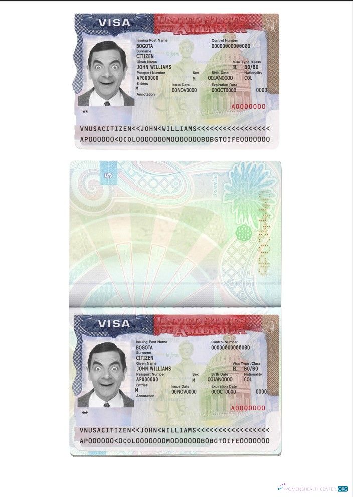 Download USA Tourist Visa Photoshop template